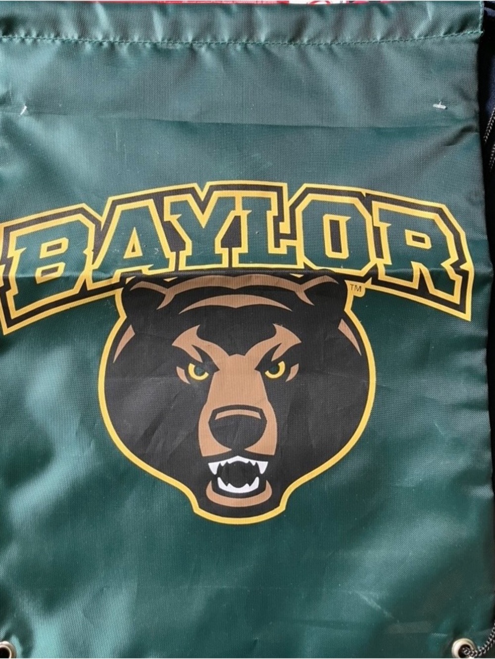 Baylor University Drawstring Backsack - Picture 3 of 9